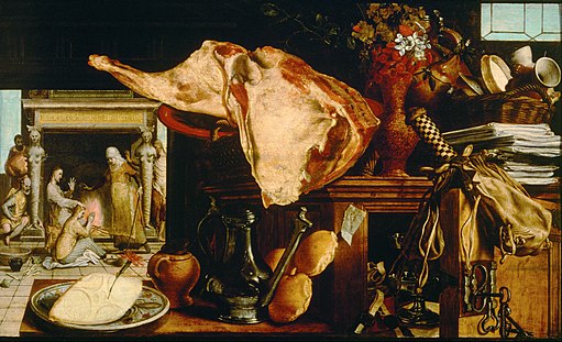 Pieter Aertsen - Christ with Mary and Martha - Google Art Project